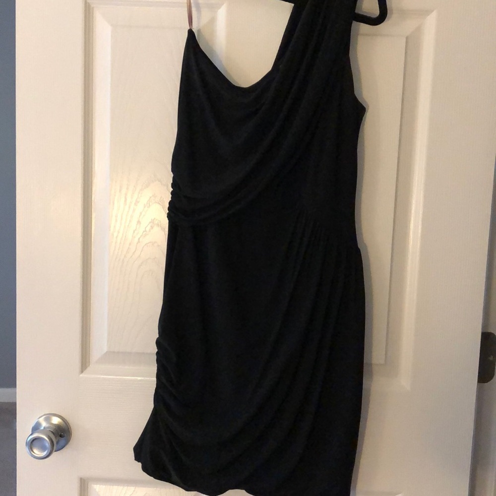 Soprano black off the shoulder dress